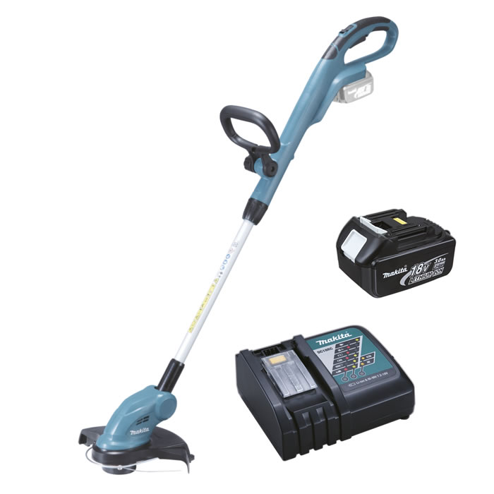 Akku-Trimmer DUR 181 RF - Set mit Std. Lader + 3,0 Ah 18 Volt Akku